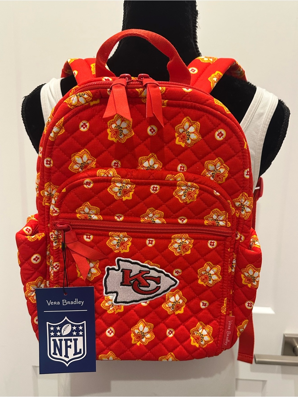 Kansas City Chiefs Vera Bradley NFL Small Backpack NWT